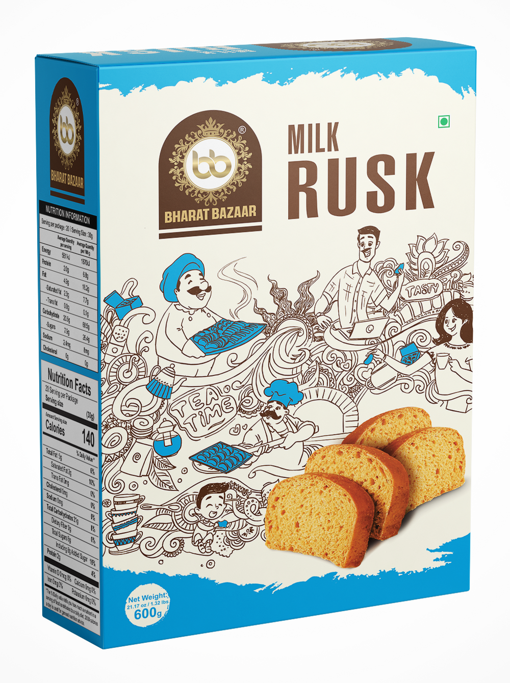 Milk Rusk 600g