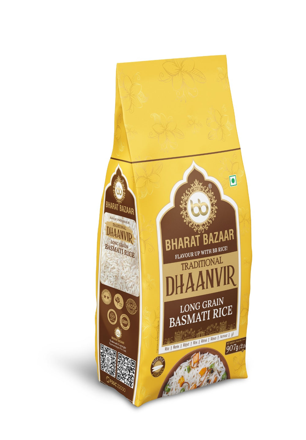 Dhaaanvir Long Grain Basmati Rice 907g