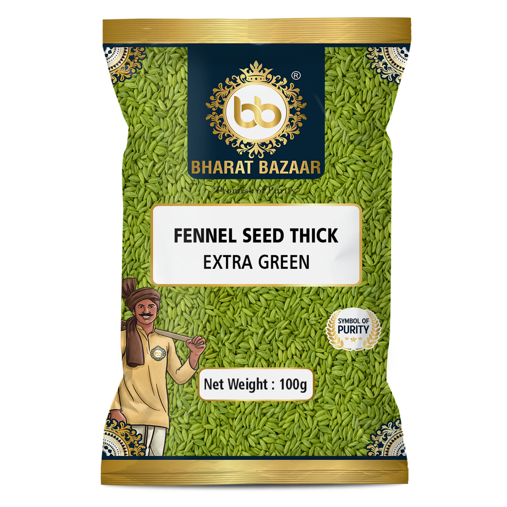 Fennel Seed Thick Extra Green 100g