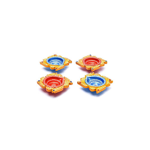 4 Piece Diya Set