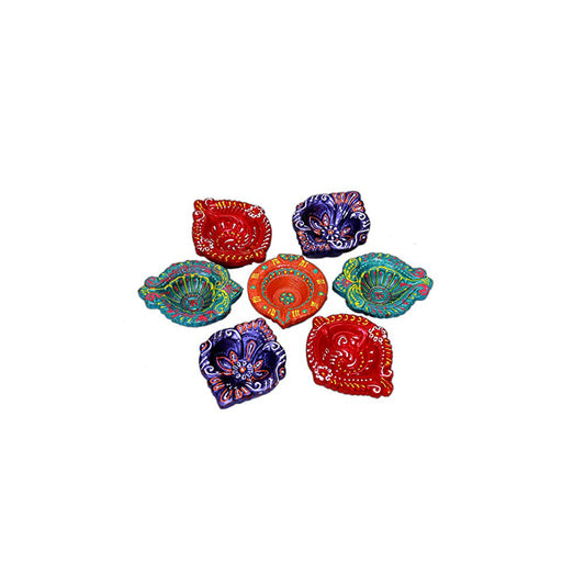 6 Piece Diya Set