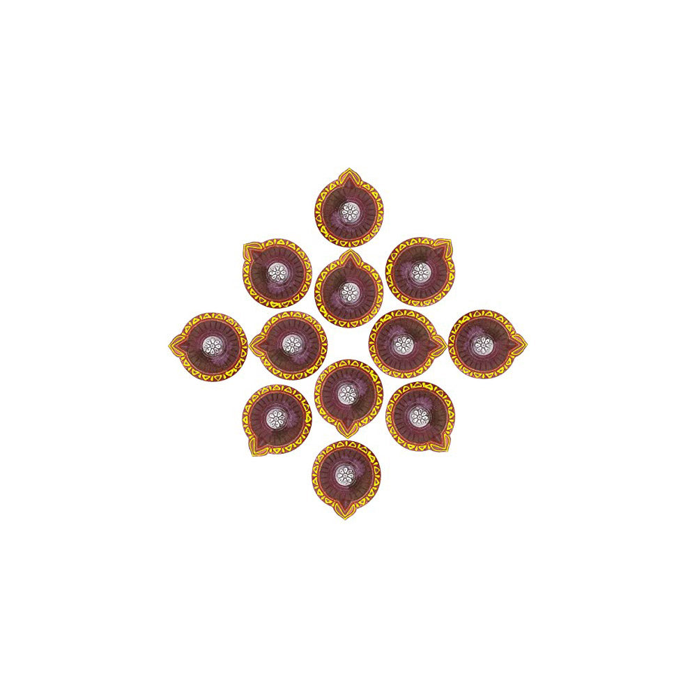 9 Piece Diya Set