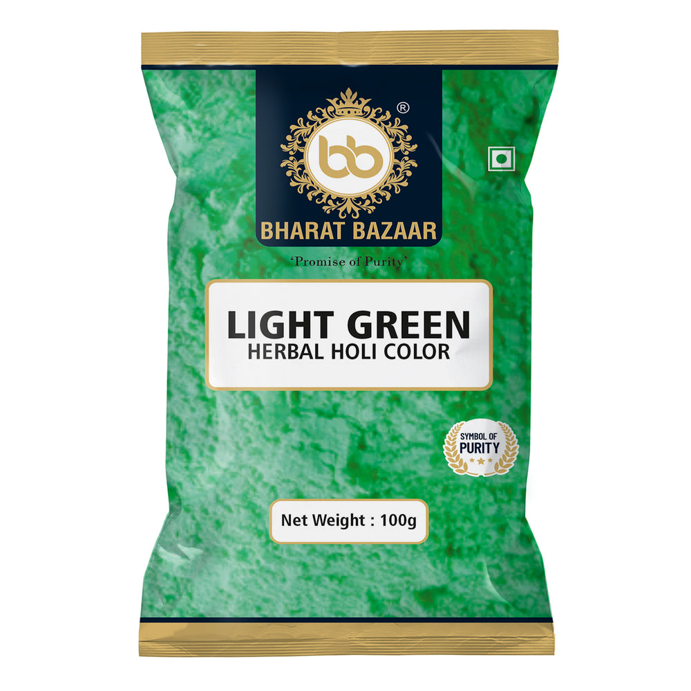 Light Green Herbal Holi Color.