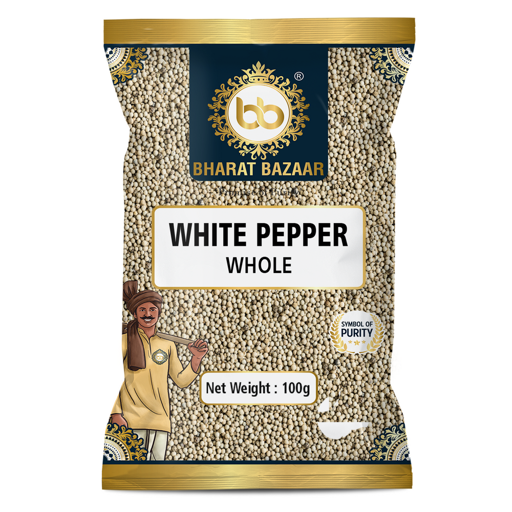 White Pepper Whole 100g